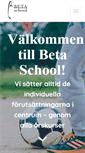 Mobile Screenshot of betaschool.eu